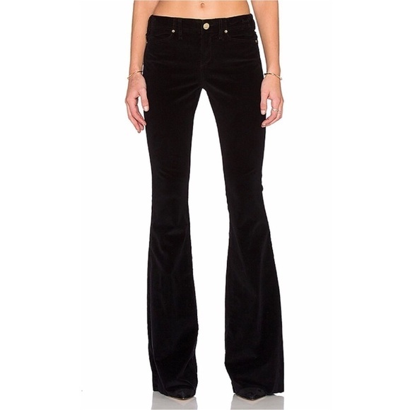 MCGUIRE Charlemagne Black Flare Pants Tuxedo 30 - Picture 1 of 8